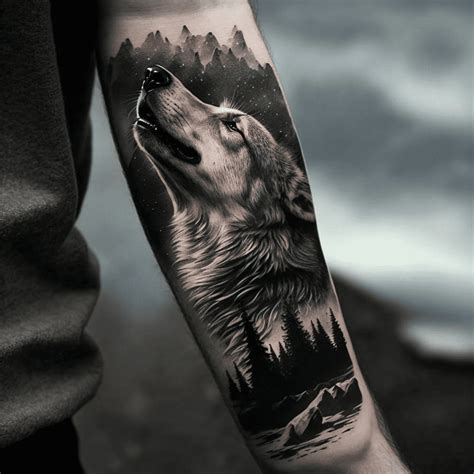 130 Best Wolf Tattoos For Men 2024 Howling Lone Tribal Designs