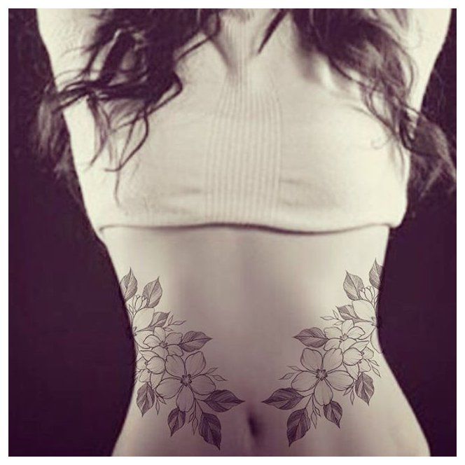 150 Cute Stomach Tattoos For Women 2019 Belly Button Navel