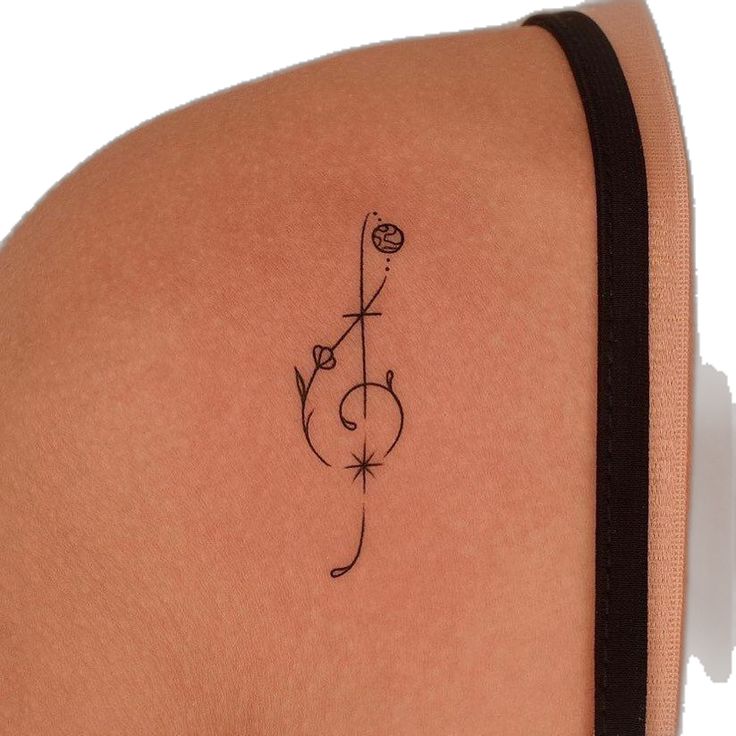 19 Treble Clef Tattoo Designs That Hit All The Right Notes
