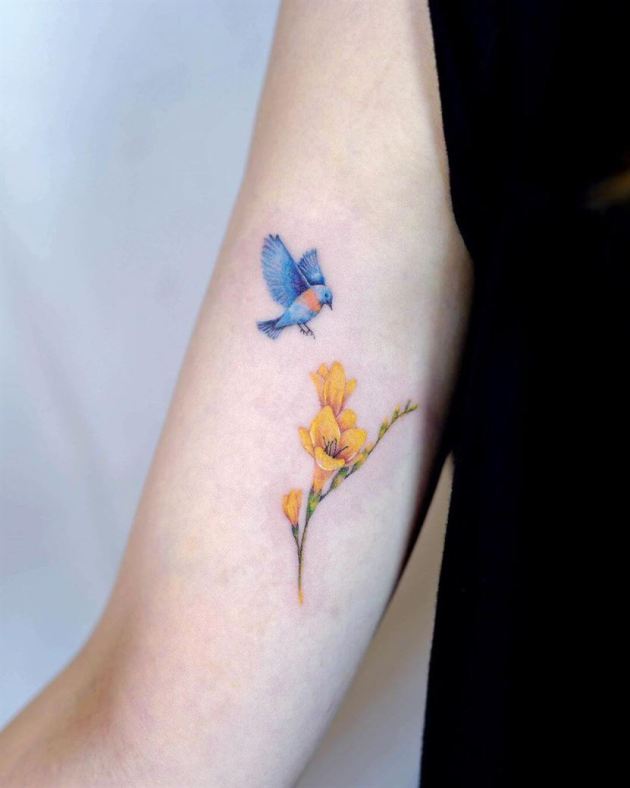 20 Beautiful Freesia Flower Tattoo Ideas 20 Beautiful Freesia Flower Tattoo Ideas