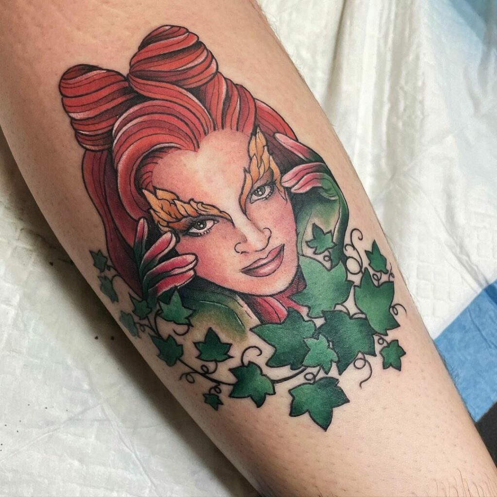 20 Stunning Poison Ivy Tattoo Ideas To Express Your Wild Side