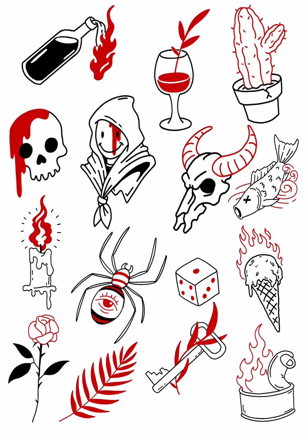 22 Elegant Simple Line Work Tattoo Ideas