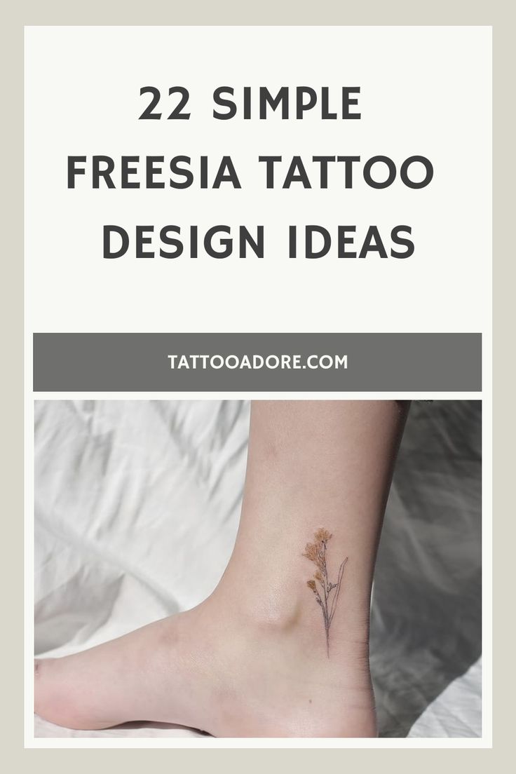 22 Simple Freesia Tattoo Designs Tattooadore 22 Simple Freesia Tattoo Designs Tattooadore