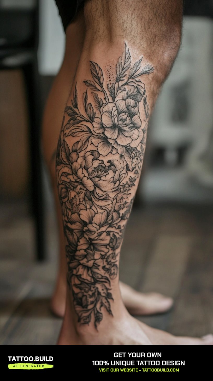 28 Cool Men S Floral Tattoo Designs Tattoo Build