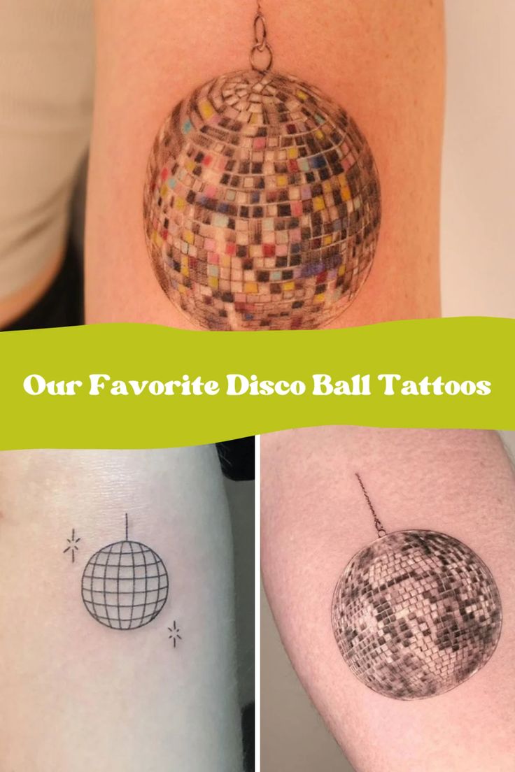 31 Disco Ball Tattoo Ideas For The Life Of The Party Tattoo Glee