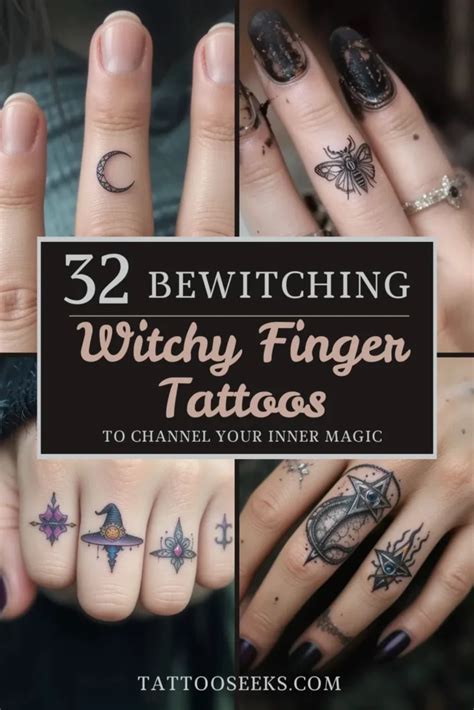 32 Enchanting Witchy Finger Tattoos For A Magical Look