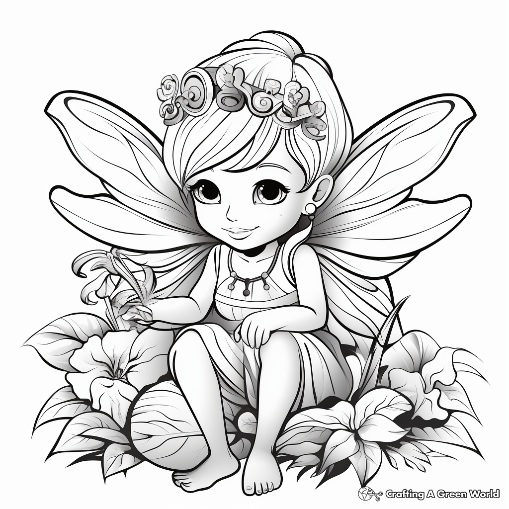 34 Fairy Coloring Pages Free Pdf Printables