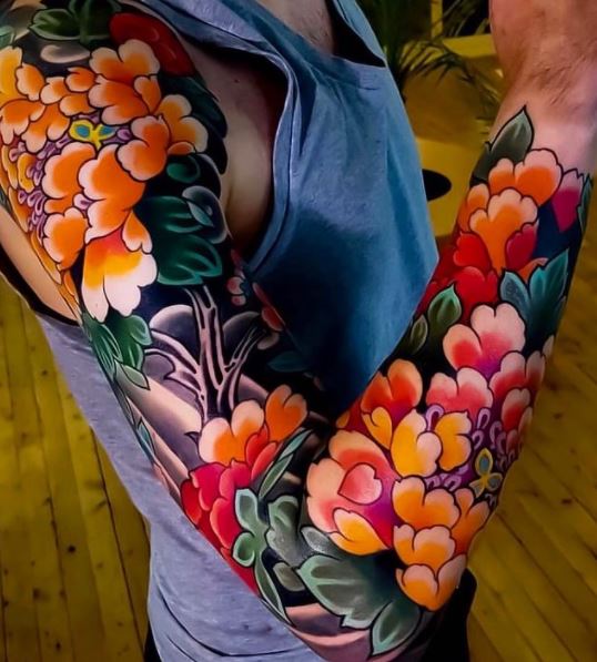 35 Awesome Traditional Japanese Sleeve Tattoos Tattoo Me Now
