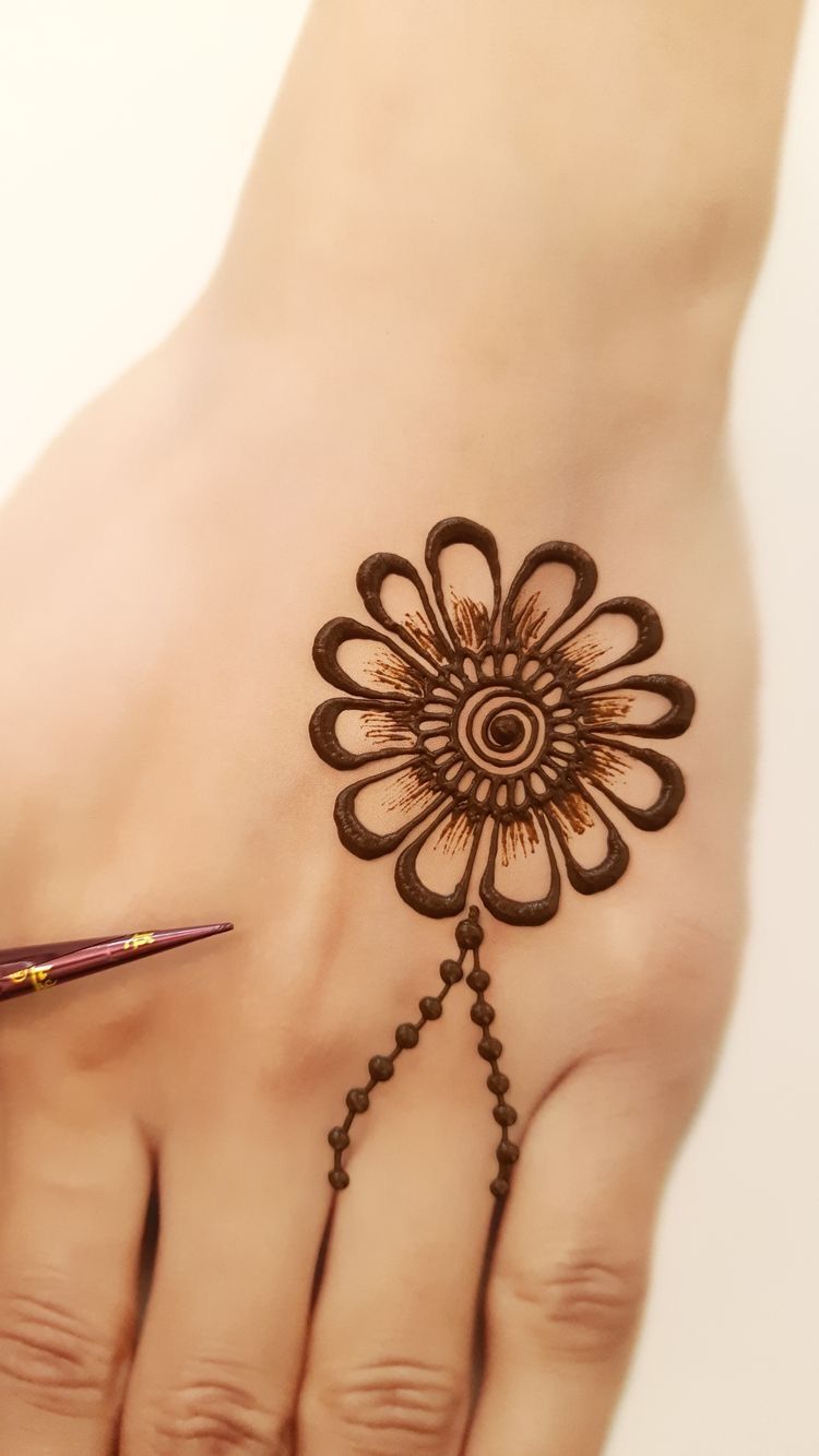 40 Simple And Easy Henna Designs For Beginners Zahrah Rose Henna