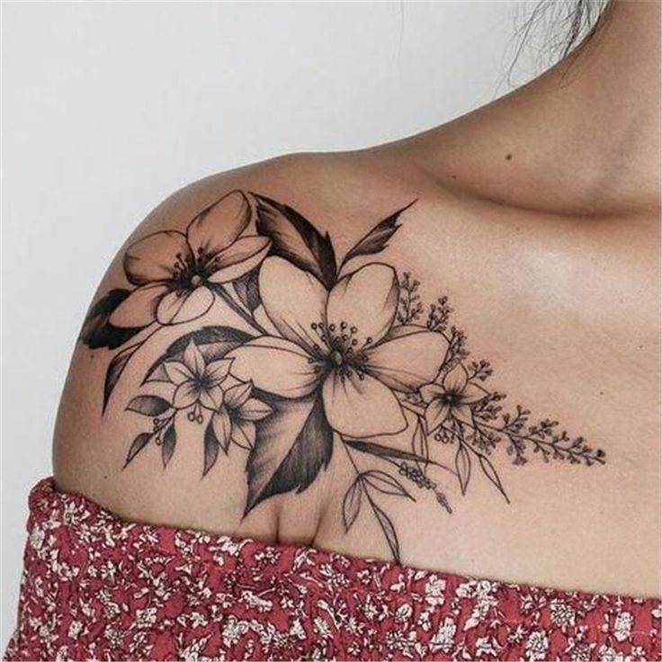 50 Gorgeous And Exclusive Shoulder Floral Tattoo Designs You Dream To 50 Gorgeous And Exclusive Shoulder Floral Tattoo Designs You Dream To