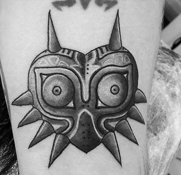 50 Majora S Mask Tattoo Designs For Men 50 Majora S Mask Tattoo Designs For Men