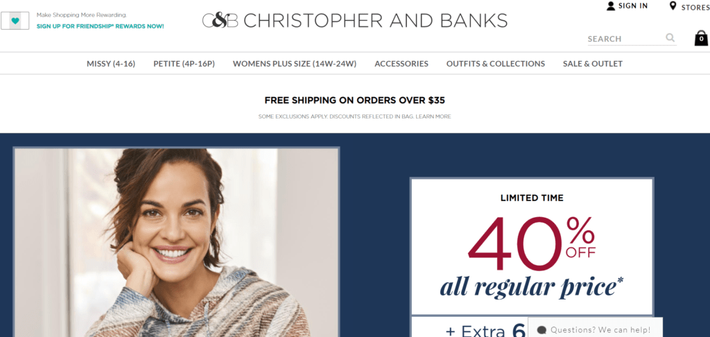 50% Off Christopher And Banks Coupons & Promo Codes - April