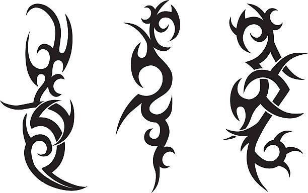 51 800 Tribal Tattoo Stock Illustrations Royalty Free Vector Graphics Clip Art Istock Tribal Tattoo Pattern Tribal Tattoo Design Tribal Tattoo Vector