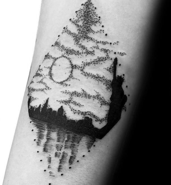 60 Cool New York Skyline Tattoo Designs For Men New York Tattoo Nyc