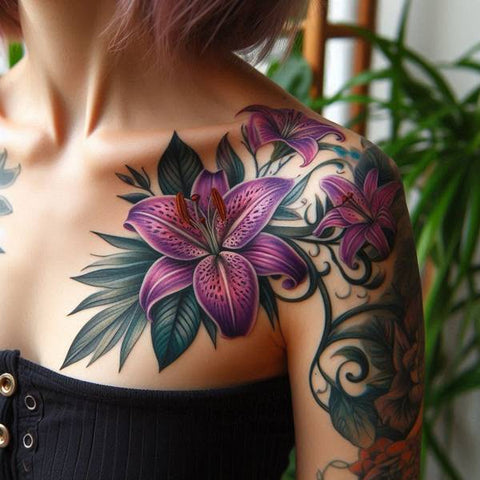 63 Groundbreaking Ideas For Tiger Lily Tattoos Prioritizing Luxurious Tattoo Inspired Apparel
