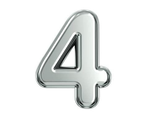 640 Number Number 4 Metal Three Dimensional Shape Stock Photos Pictures Amp Royalty Free Images
