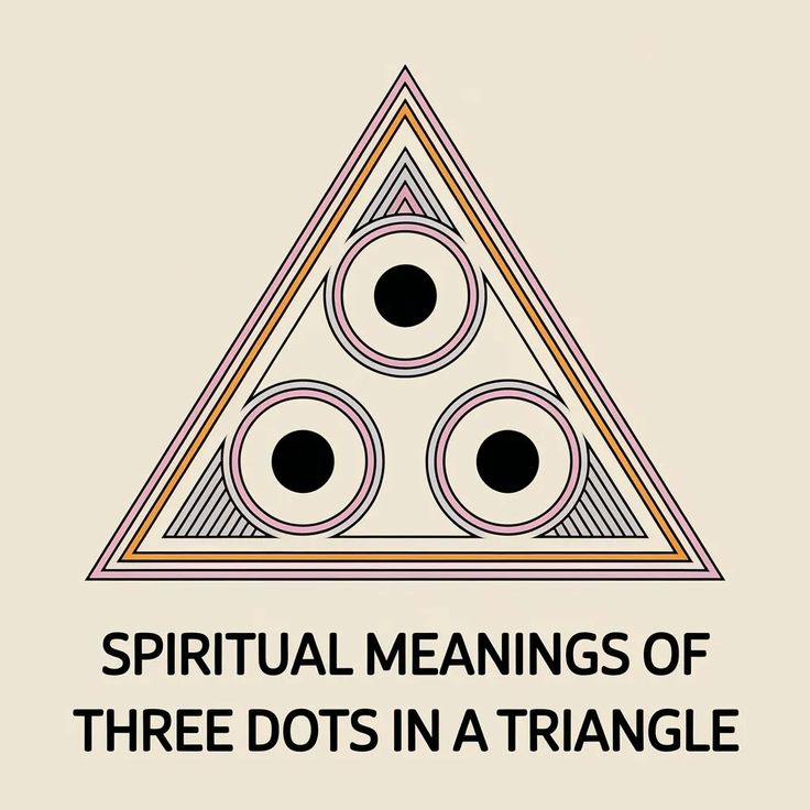 7 Spiritual Meanings Behind The Three Dots In A Triangle Symbol 7 Spiritual Meanings Behind The Three Dots In A Triangle Symbol
