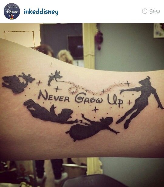 70 Best Peter Pan Tattoos Never Grow Up 2019