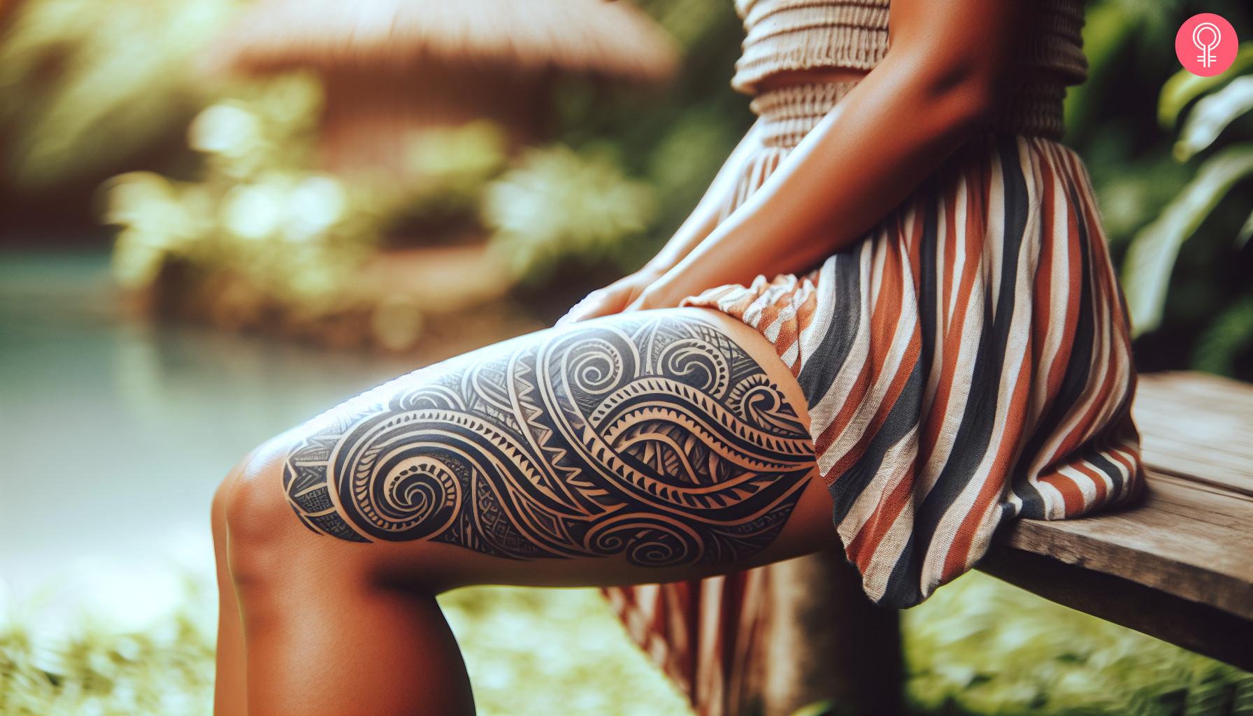 8 Amazing Polynesian Leg Tattoo Ideas Designs And Meaning