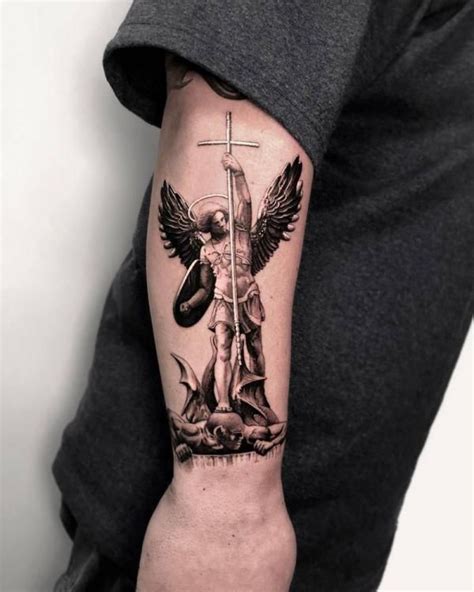 80 Powerful Angel Michael Tattoo Designs With Meaning 80 Powerful Angel Michael Tattoo Designs With Meaning