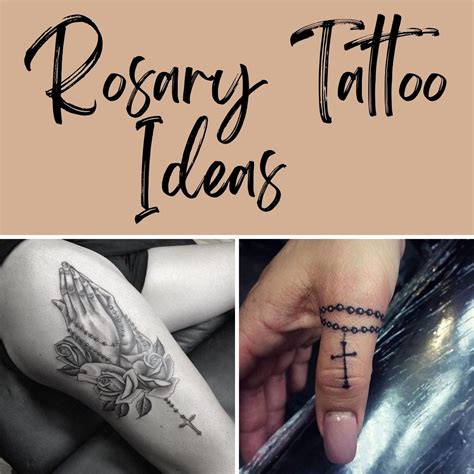 87 Beaded Rosary Tattoo Designs Ideas Tattoo Glee