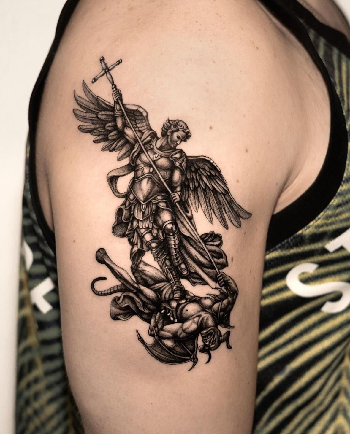 95 Best Saint Michael Tattoos Designs Amp Meanings 2018