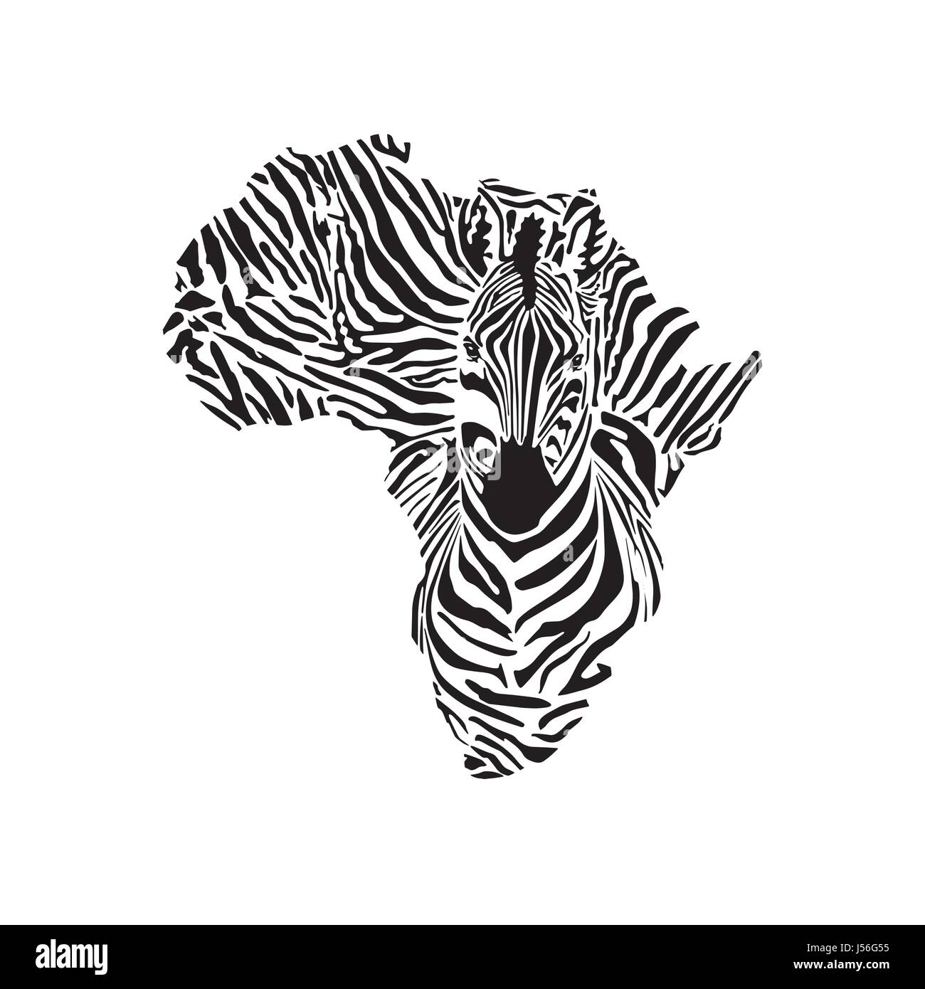 Africa And Zebra Tattoo Design Stock Vector Image Art Alamy Africa And Zebra Tattoo Design Stock Vector Image Art Alamy