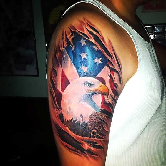 American Flag Eagle Tattoo Bronctattooaus Com