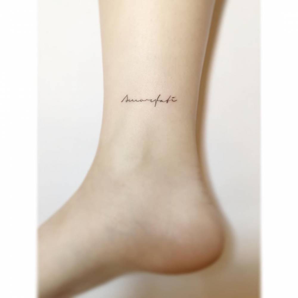 Amor Fati Tattoo Designs