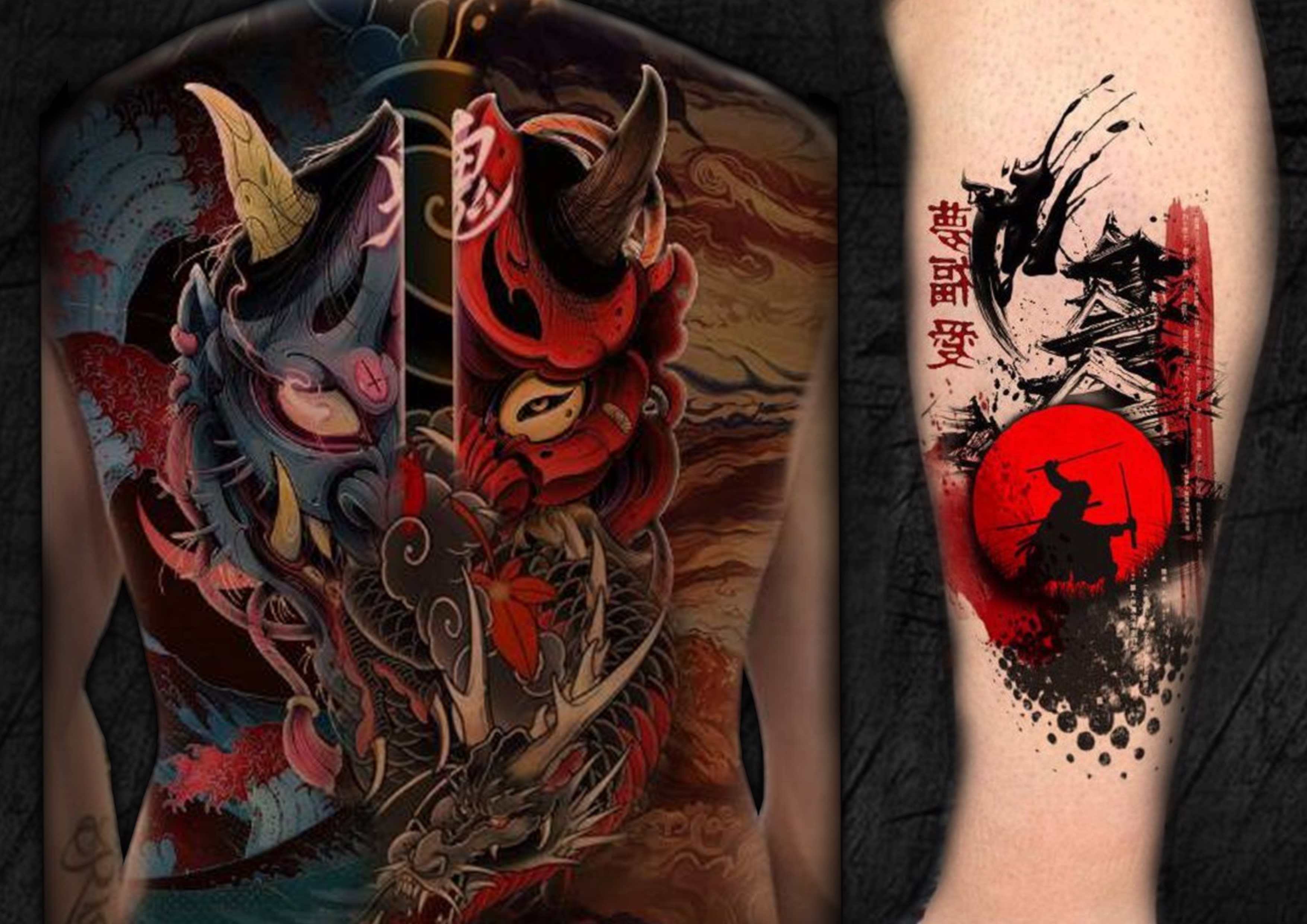 Back Japanese Tattoos