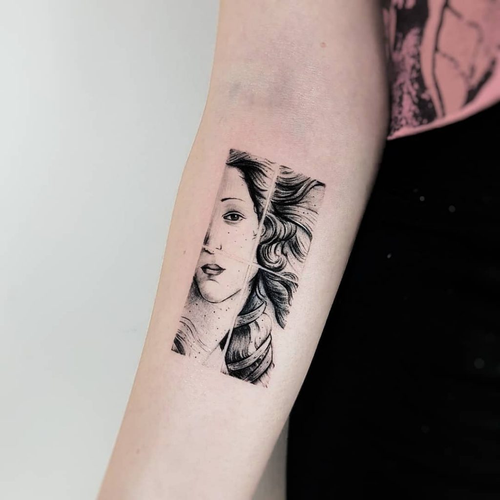 Black Anatomical Heart Tattoo On The Chest Tattoogrid Net