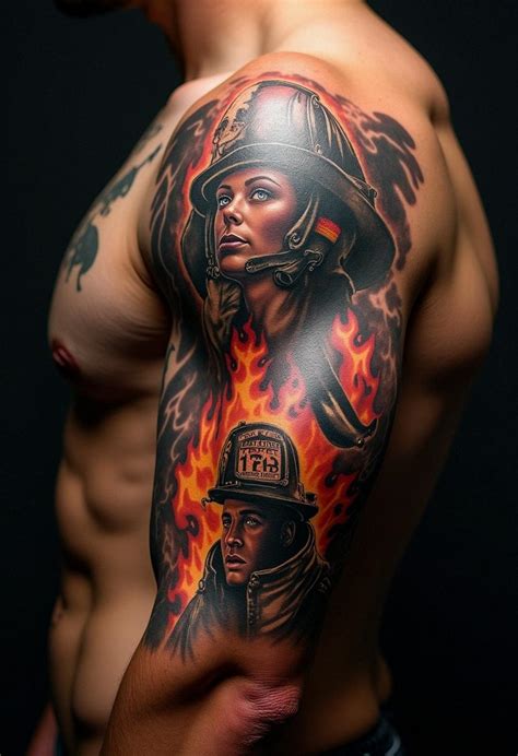 Bold Firefighter Tattoos For Inspiration Bold Firefighter Tattoos For Inspiration