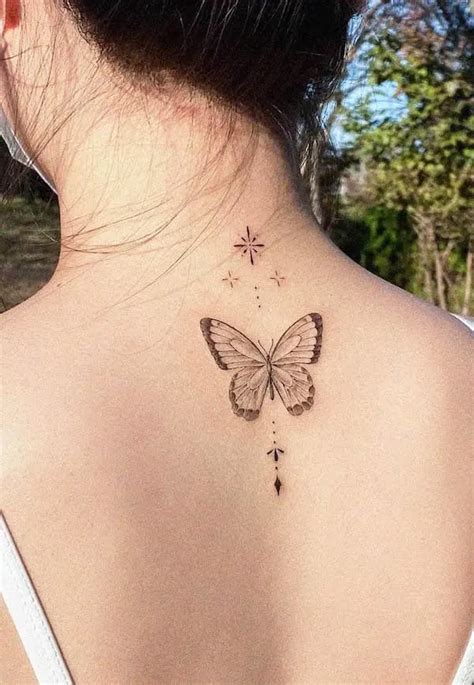 Butterfly Back Tattoos Designs