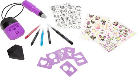 Buy Glow Yeah Kid Tattoos Temporary Tattoo Design Kit With Refill Pack