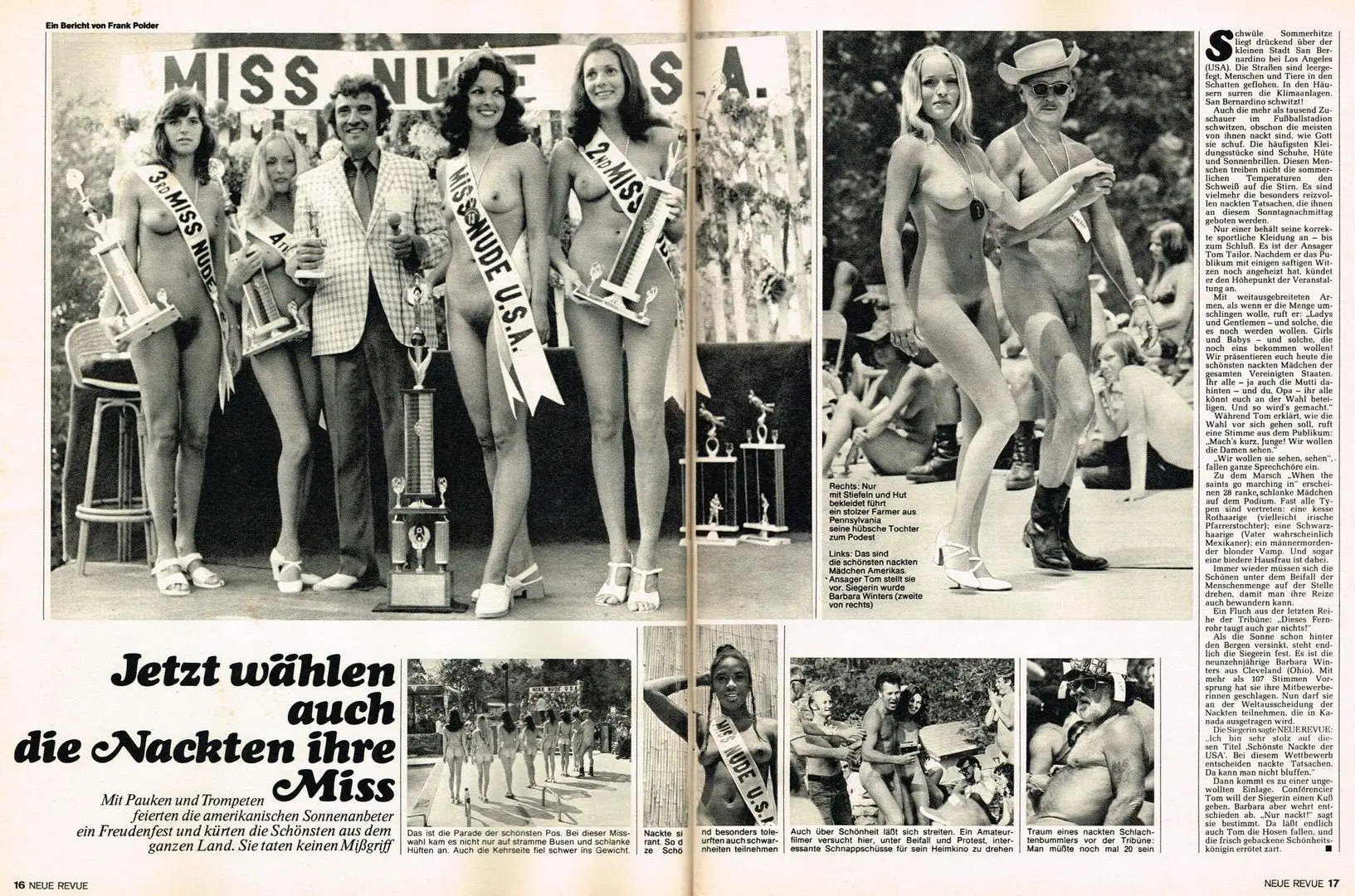 Classic Vintage Nude Beauty Contest Girls Photo N30165 Ebay