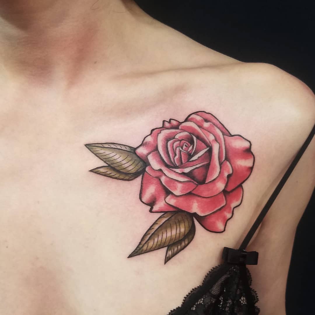 Classy Rose Tattoo