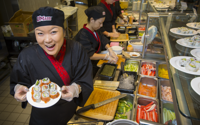 College Courses Umass Amherst Leads The Way As Campus Dining Halls Go Deluxe Us Universities The Guardian