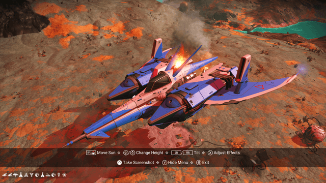 Crashed S Class Blue And White Solar Ship Eissentam Galaxy R Nmscoordinateexchange