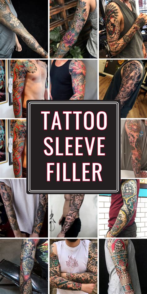 Creative Tattoo Sleeve Filler Ideas For Men And Women Traditional
