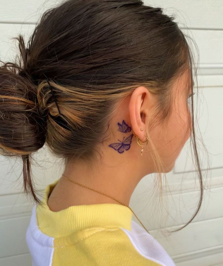 Cute Behind The Ear Tattoo Inspirations Artofit