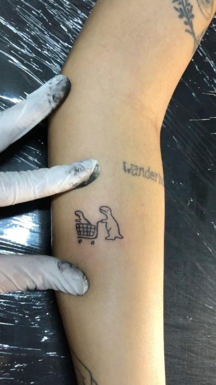 Cute Dino Tattoos