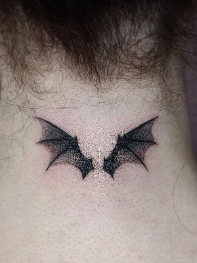 Cute Little Bat By Okvlt Deviantart Bats Tattoo Design Bat Tattoo