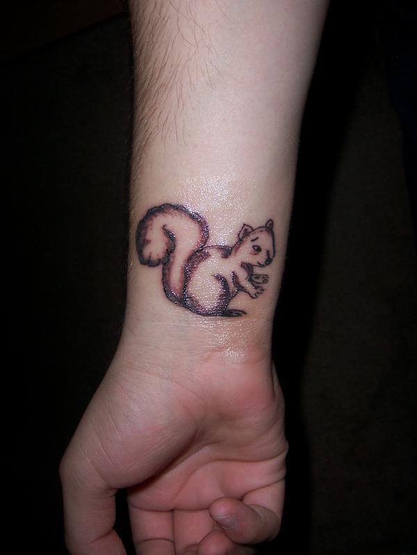 Cute Squirrel Tattoos