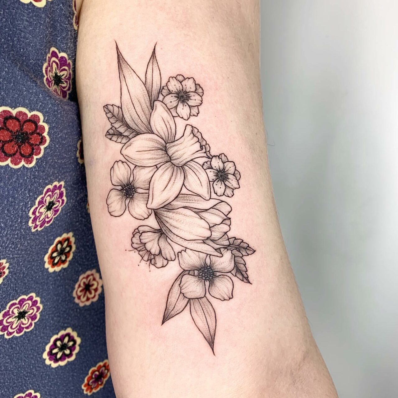 Daffodil Flower Tattoo