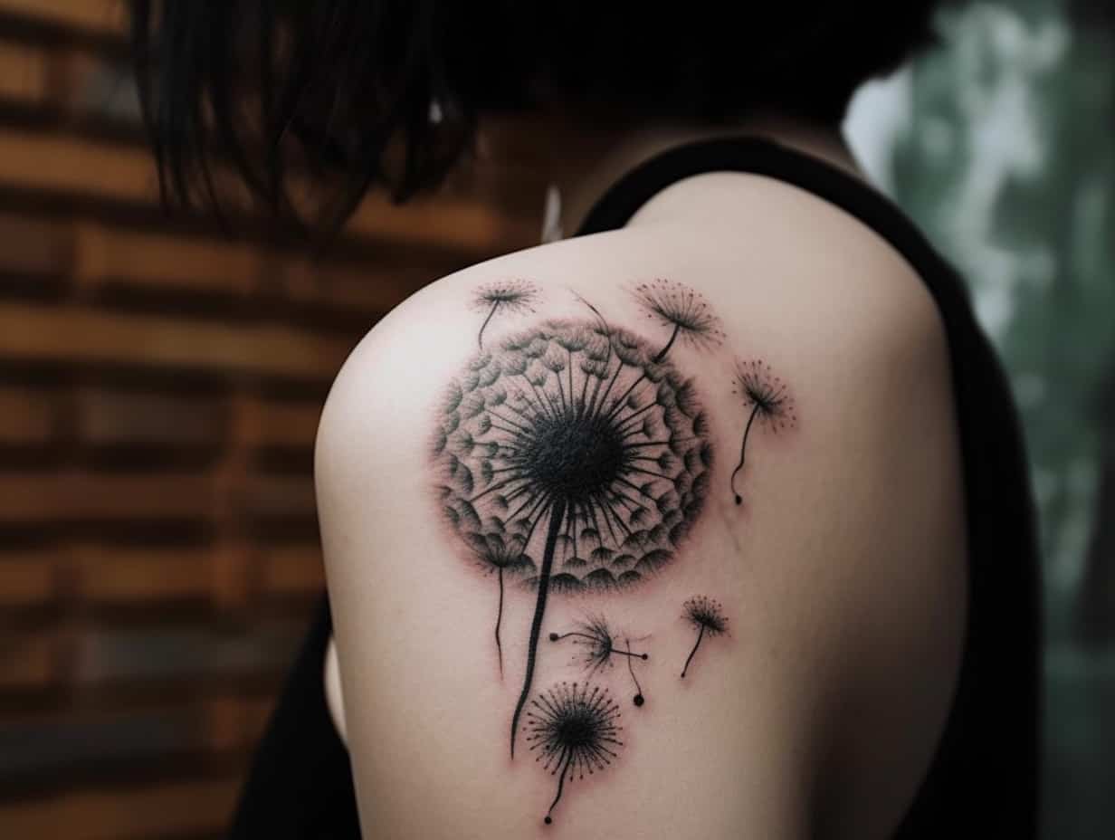 Dandelion Clock Tattoo Meaning At Otto Atkinson Blog