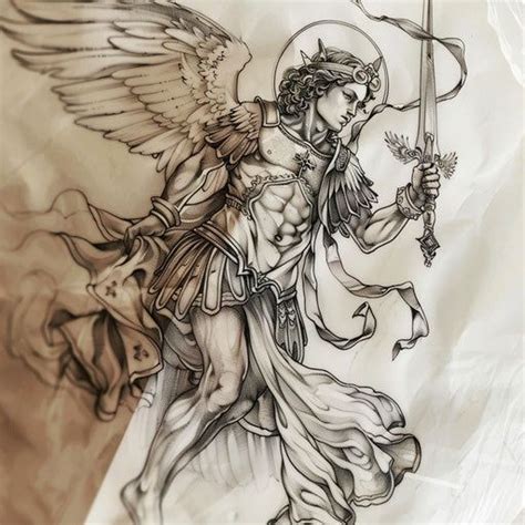Dazzling St Michael Tattoo Files