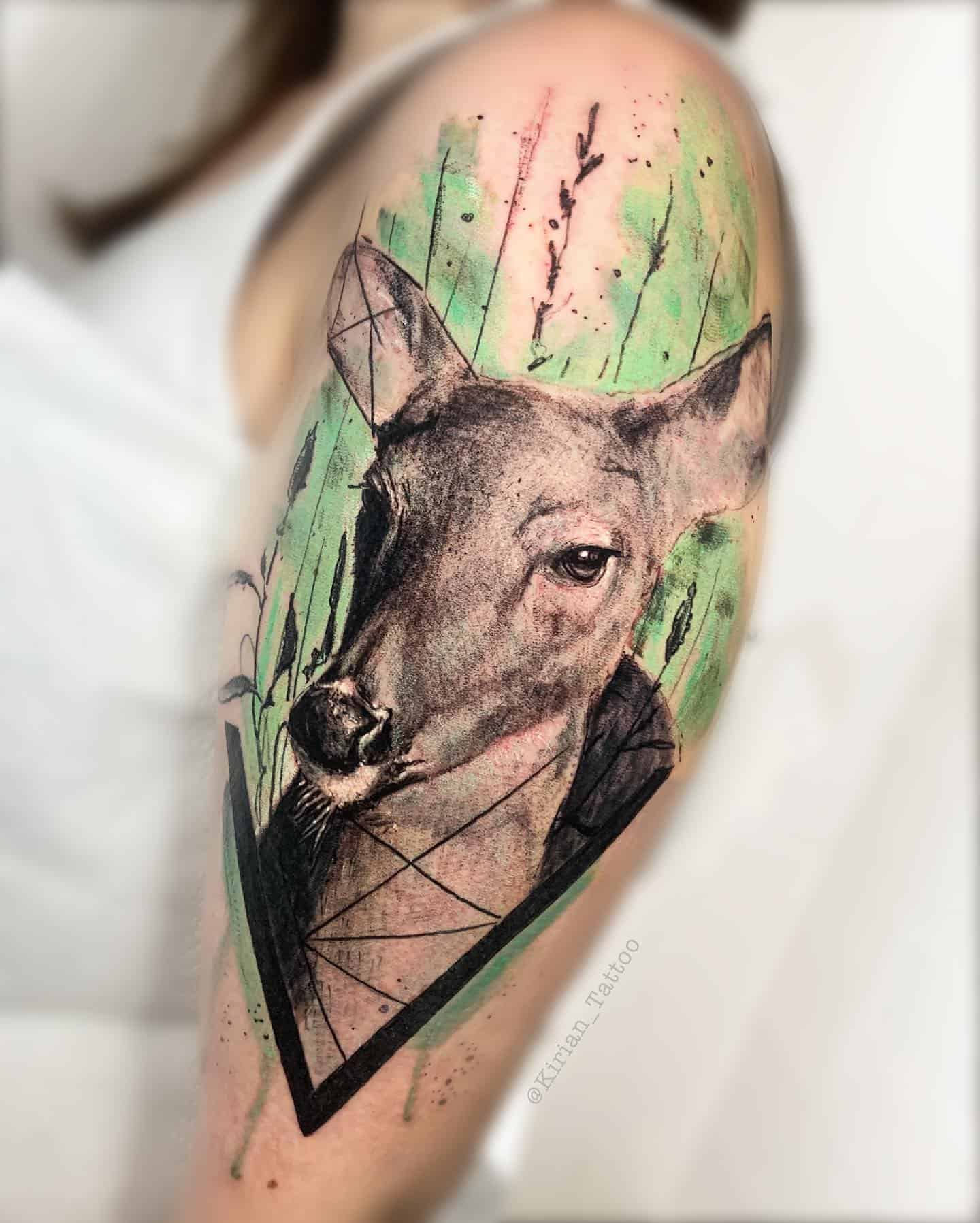 Deer Tattoo Designs For Men