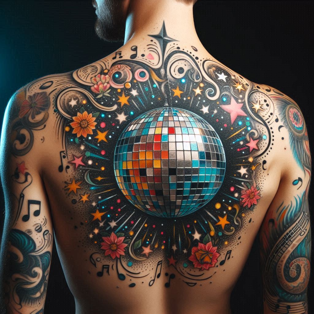 Disco Ball Tattoo