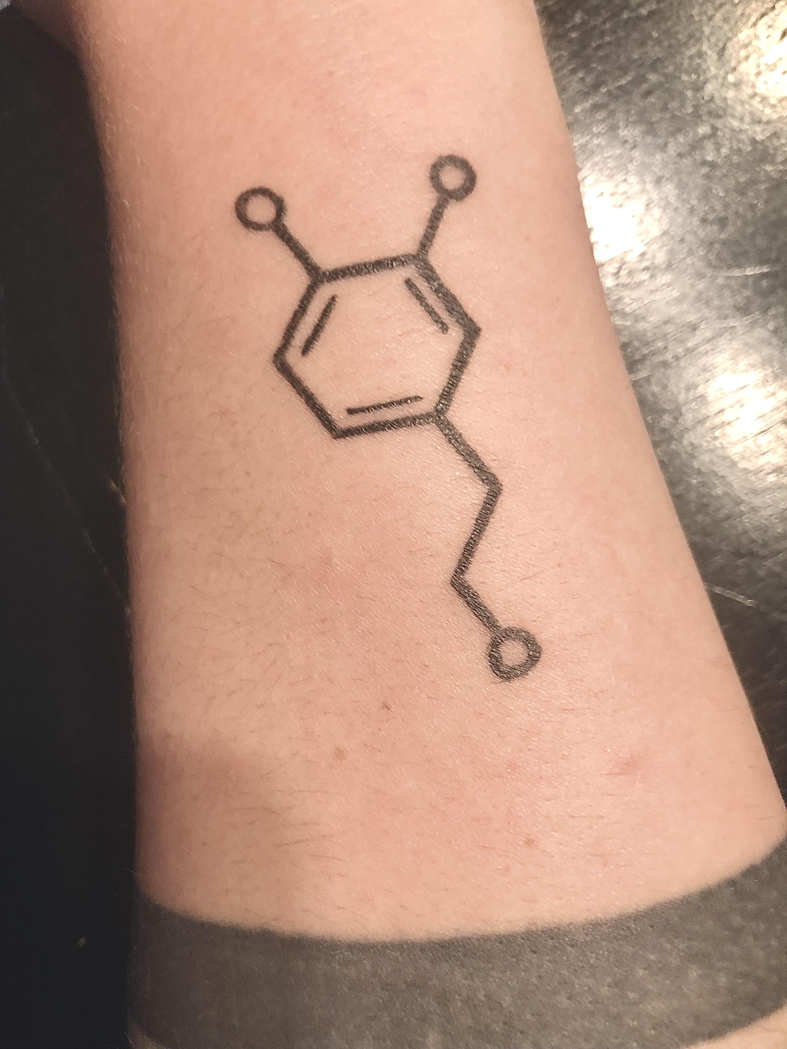 Dopamine Molecule By Marissa At Ink Amp Needle South In Lansing Mi R