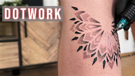 Dotwork Tattoo Tutorial How To Tattoo For Beginners Youtube